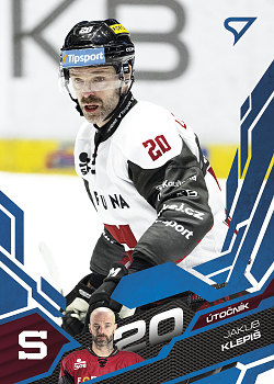 Jakub Klepis Sparta Tipsport ELH 2025/26 SportZoo Play Off Azure Blue #375