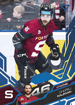 Ondrej Najman Sparta Tipsport ELH 2025/26 SportZoo Play Off Azure Blue #377