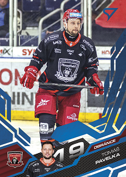 Tomas Pavelka Hradec Kralove Tipsport ELH 2025/26 SportZoo Play Off Azure Blue #380