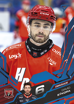 David Sykora Hradec Kralove Tipsport ELH 2025/26 SportZoo Play Off Azure Blue #381