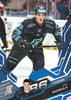 Jan Bambula Karlovy Vary Tipsport ELH 2025/26 SportZoo Play Off Azure Blue #384