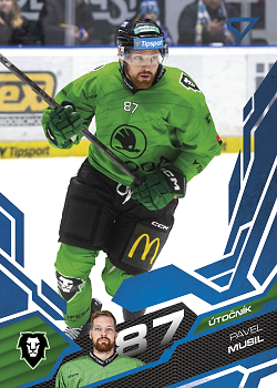 Pavel Musil Mlada Boleslav Tipsport ELH 2025/26 SportZoo Play Off Azure Blue #395
