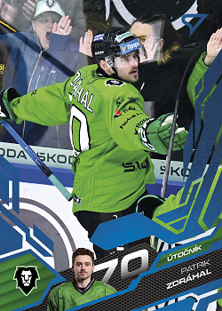 Patrik Zdrahal Mlada Boleslav Tipsport ELH 2025/26 SportZoo Play Off Azure Blue #397