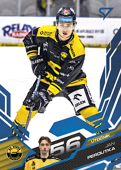 Jan Peroutka Litvinov Tipsport ELH 2025/26 SportZoo Play Off Azure Blue #403