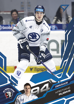 Kristians Rubins Plzen Tipsport ELH 2025/26 SportZoo Play Off Azure Blue #405