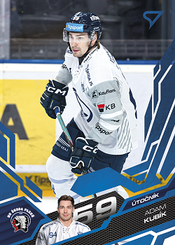 Adam Kubik Plzen Tipsport ELH 2025/26 SportZoo Play Off Azure Blue #406