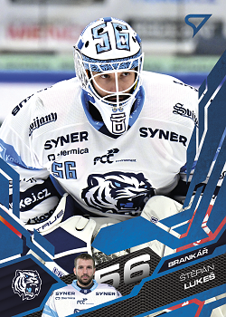 Stepan Lukes Liberec Tipsport ELH 2025/26 SportZoo Play Off Azure Blue #407
