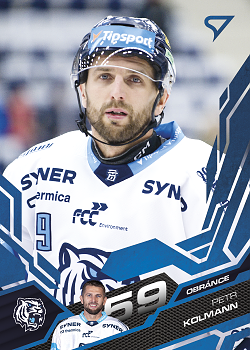 Petr Kolmann Liberec Tipsport ELH 2025/26 SportZoo Play Off Azure Blue #410