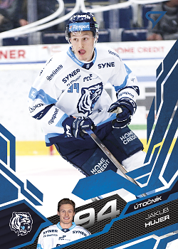 Jakub Hujer Liberec Tipsport ELH 2025/26 SportZoo Play Off Azure Blue #411