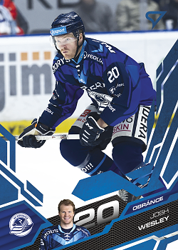 Josh Wesley Vitkovice Tipsport ELH 2025/26 SportZoo Play Off Azure Blue #414