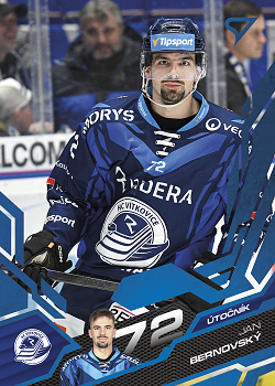 Jan Bernovsky Vitkovice Tipsport ELH 2025/26 SportZoo Play Off Azure Blue #415