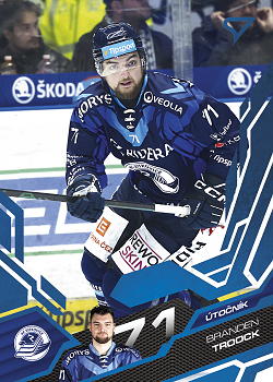 Branden Troock Vitkovice Tipsport ELH 2025/26 SportZoo Play Off Azure Blue #418