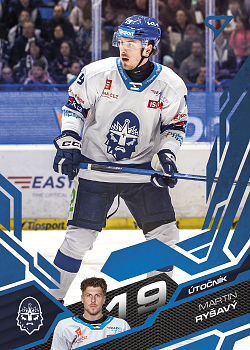 Martin Rysavy Kladno Tipsport ELH 2025/26 SportZoo Play Off Azure Blue #421