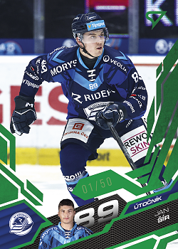 Jan Sir Vitkovice Tipsport ELH 2025/26 SportZoo Play Off Emerald Green /50 #417