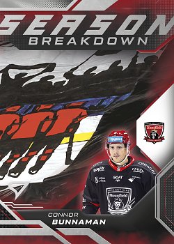 Connor Bunnaman Hradec Kralove Tipsport ELH 2025/26 SportZoo Play Off Season Breakdown #SB-12