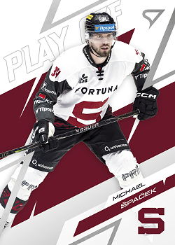 Michael Spacek Sparta Tipsport ELH 2025/26 SportZoo Play Off Play Off Base #18