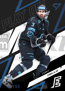Tory Dello Karlovy Vary Tipsport ELH 2025/26 SportZoo Play Off Play Off Base Azure Blue /50 #26
