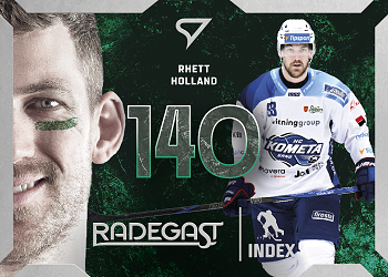 Rhett Holland Kometa Brno Tipsport ELH 2025/26 SportZoo Play Off Radegast Index #RI-02