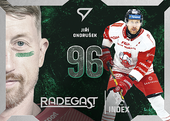Jiri Ondrusek Olomouc Tipsport ELH 2025/26 SportZoo Play Off Radegast Index #RI-18