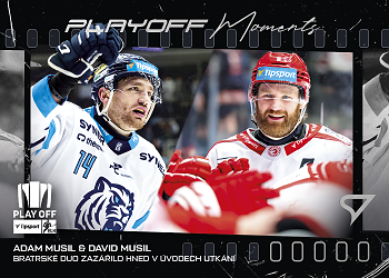 Adam Musil & David Musil Liberec/Trinec Tipsport ELH 2025/26 SportZoo Play Off Play off Moments #PM-10