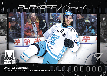 Ondrej Beranek Karlovy Vary Tipsport ELH 2025/26 SportZoo Play Off Play off Moments #PM-12