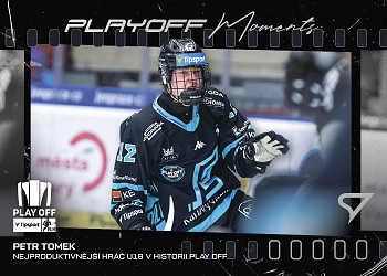 Petr Tomek Karlovy Vary Tipsport ELH 2025/26 SportZoo Play Off Play off Moments #PM-18
