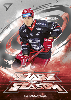 T.J. Melancon Hradec Kralove Tipsport ELH 2025/26 SportZoo Play Off Stars of the Season #SS-11