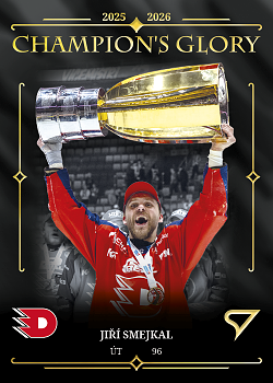 Jiri Smejkal Pardubice Tipsport ELH 2025/26 SportZoo Play Off Champions Glory #CG-8