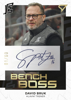 David Bruk Karlovy Vary Tipsport ELH 2022/23 SportZoo 2. serie Bench Boss Auto /60 #BBS-DB
