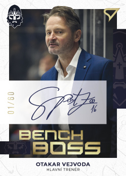 Otakar Vejvoda Kladno Tipsport ELH 2022/23 SportZoo 2. serie Bench Boss Auto /60 #BBS-OV