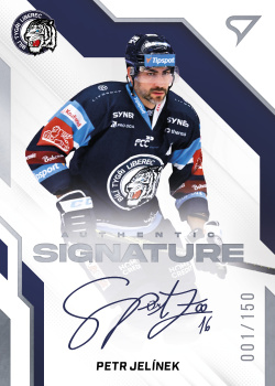 Petr Jelinek Liberec Tipsport ELH 2022/23 SportZoo 2. serie Authentic Signature Level 1 /150 #AS1-PJ