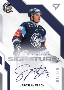 Jaroslav Vlach Liberec Tipsport ELH 2022/23 SportZoo 2. serie Authentic Signature Level 1 /150 #AS1-VL