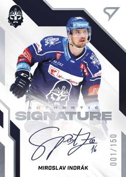 Miroslav Indrak Kladno Tipsport ELH 2022/23 SportZoo 2. serie Authentic Signature Level 1 /150 #AS1-MI