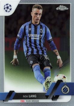 Noa Lang Club Brugge Topps UEFA Club Competitions Chrome 2022/23 #4