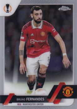 Bruno Fernandes Manchester United Topps UEFA Club Competitions Chrome 2022/23 #8