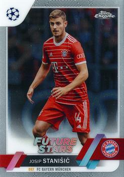 Josip Stanisic Bayern Munchen Topps UEFA Club Competitions Chrome 2022/23 #16