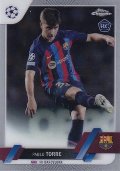 Pablo Torre FC Barcelona Topps UEFA Club Competitions Chrome 2022/23 #32