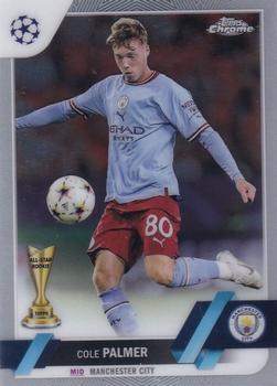 Cole Palmer Manchester City Topps UEFA Club Competitions Chrome 2022/23 #34