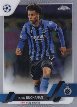Tajon Buchanan Club Brugge Topps UEFA Club Competitions Chrome 2022/23 #44