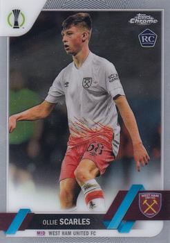 Ollie Scarles West Ham United Topps UEFA Club Competitions Chrome 2022/23 #46