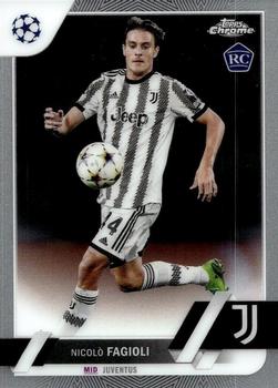 Nicolo Fagioli Juventus FC Topps UEFA Club Competitions Chrome 2022/23 #53