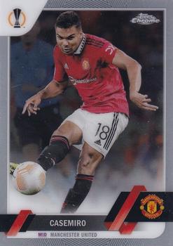 Casemiro Manchester United Topps UEFA Club Competitions Chrome 2022/23 #64