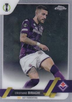 Cristiano Biraghi ACF Fiorentina Topps UEFA Club Competitions Chrome 2022/23 #89