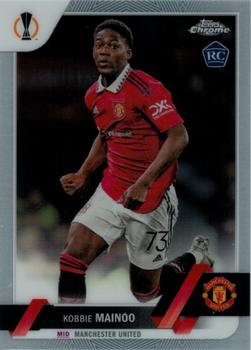 Kobbie Mainoo Manchester United Topps UEFA Club Competitions Chrome 2022/23 #118