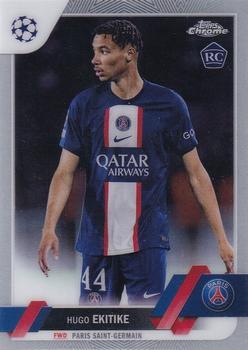 Hugo Ekitike Paris Saint-Germain Topps UEFA Club Competitions Chrome 2022/23 #125