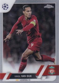 Virgil van Dijk Liverpool Topps UEFA Club Competitions Chrome 2022/23 #130