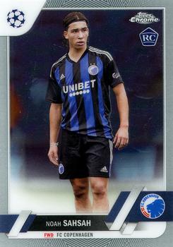 Noah Sahsah FC Kobenhavn Topps UEFA Club Competitions Chrome 2022/23 #141