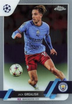 Jack Grealish Manchester City Topps UEFA Club Competitions Chrome 2022/23 #142