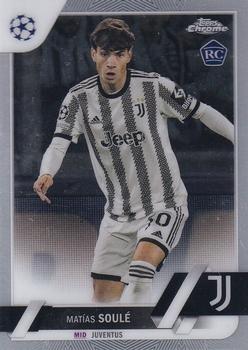 Matias Soule Juventus FC Topps UEFA Club Competitions Chrome 2022/23 #147