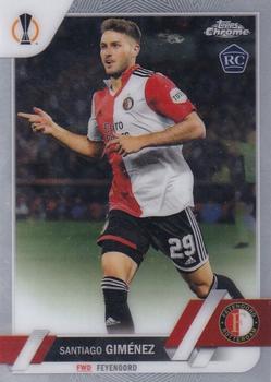 Santiago Gimenez Feyenoord Topps UEFA Club Competitions Chrome 2022/23 #153